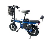 14-inch lithium battery beach tire, six shock absorbers, NFC instrument panel, valet parking foldable electric bicycle, can be placed in the trunk of the car, 400W motor